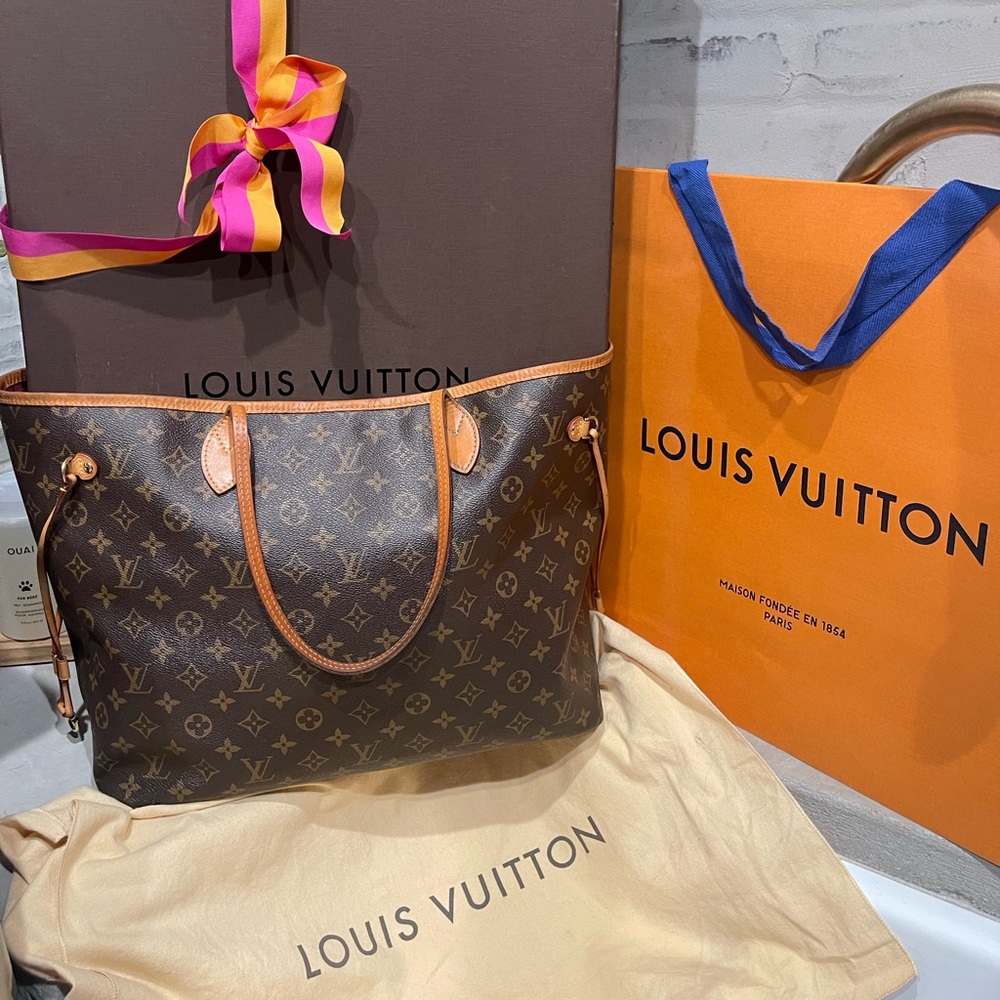 100% AUTHENTIC LOUIS VUITTON MONOGRAM NEVERFULL GM BAG